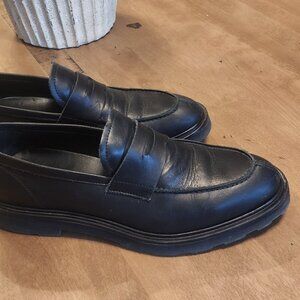 Goodman Brand Lexington Penny Loafer in Black Leather